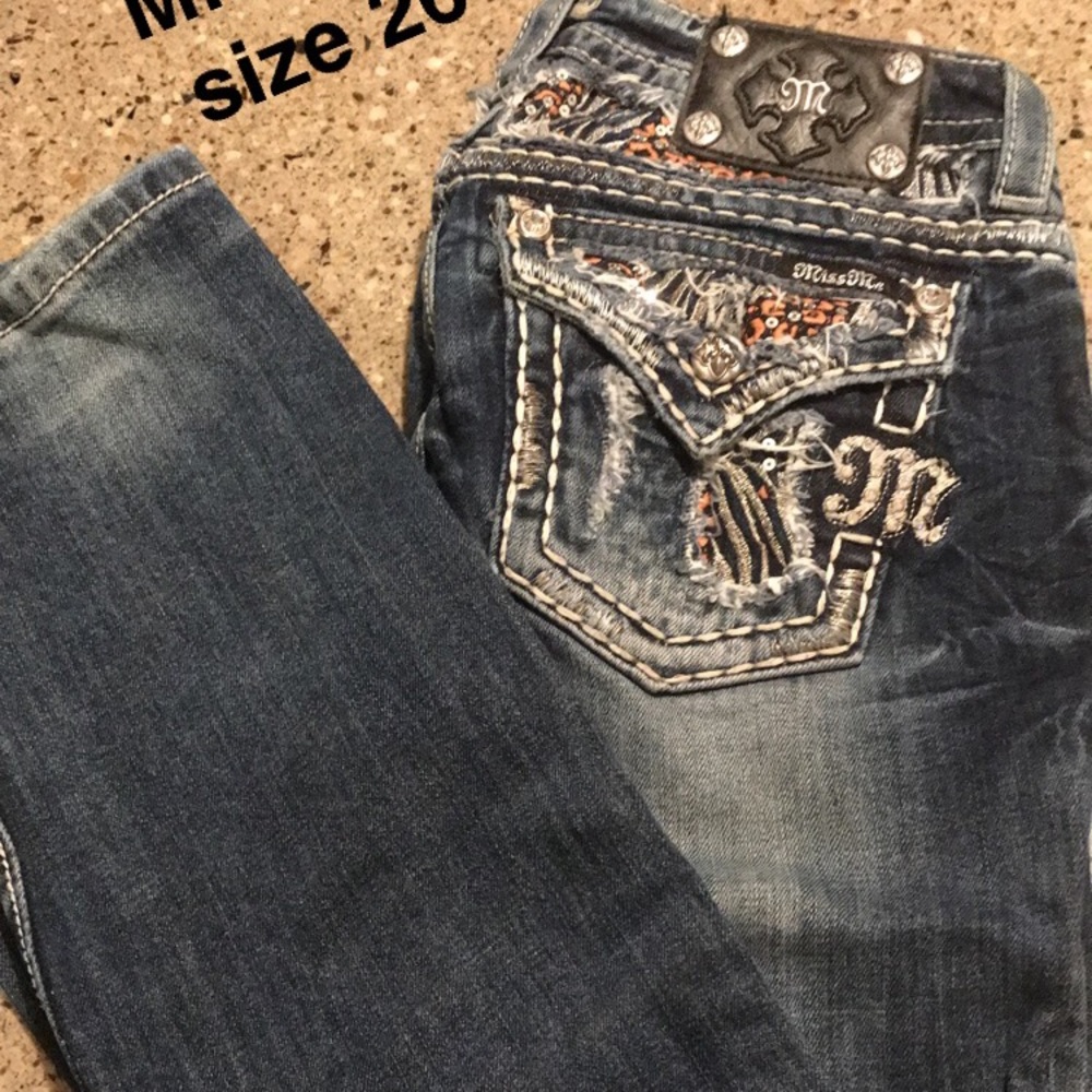 Miss me jeans size 26 barely worn